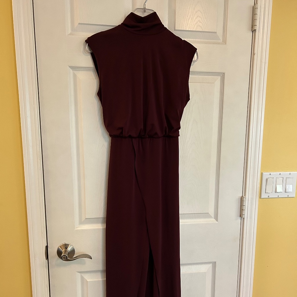weissman dance costume contemporary lyrical burgundy maroon small jazz